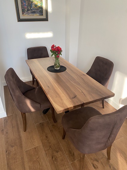 drveni-trpezarijski-sto-pareni-orah-4 010. Trpezarijski sto - pareni orah - Slika 1