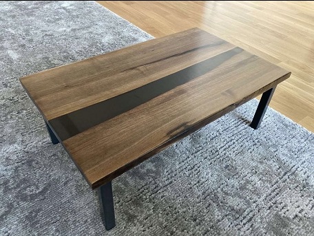 Screenshot 016. Klub sto - orah / epoxy smola - Slika 1