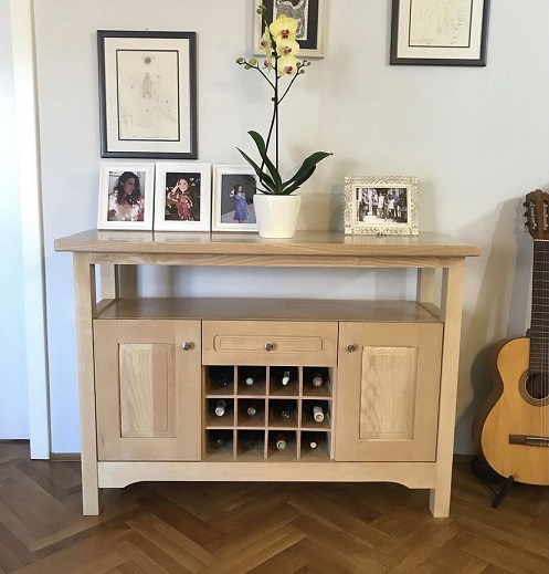 Screenshot 008. Komoda puno drvo - jasen - Slika 1